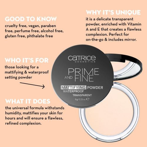 Prime And Fine Mattifying Powder Waterproof